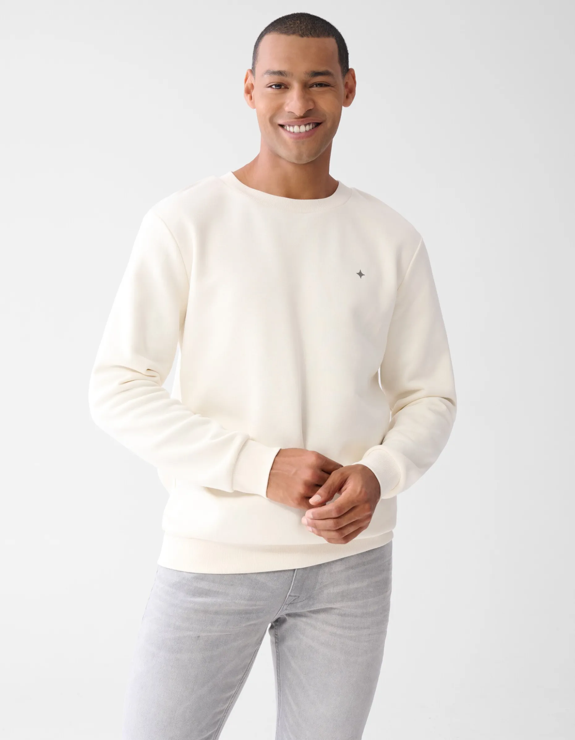 Sparkle Sweater Gebroken Wit