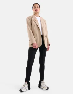 Split Legging Zwart