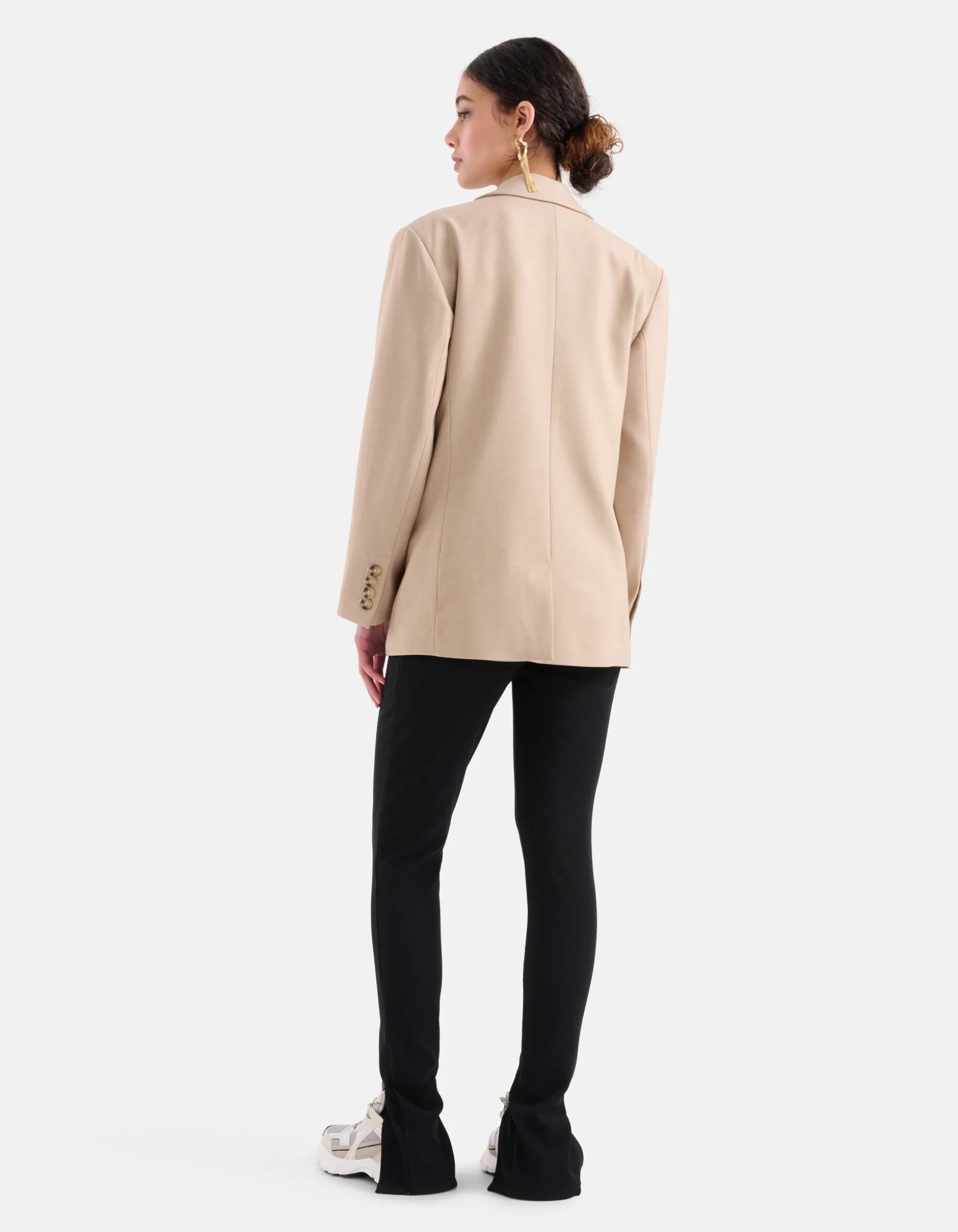 Split Legging Zwart
