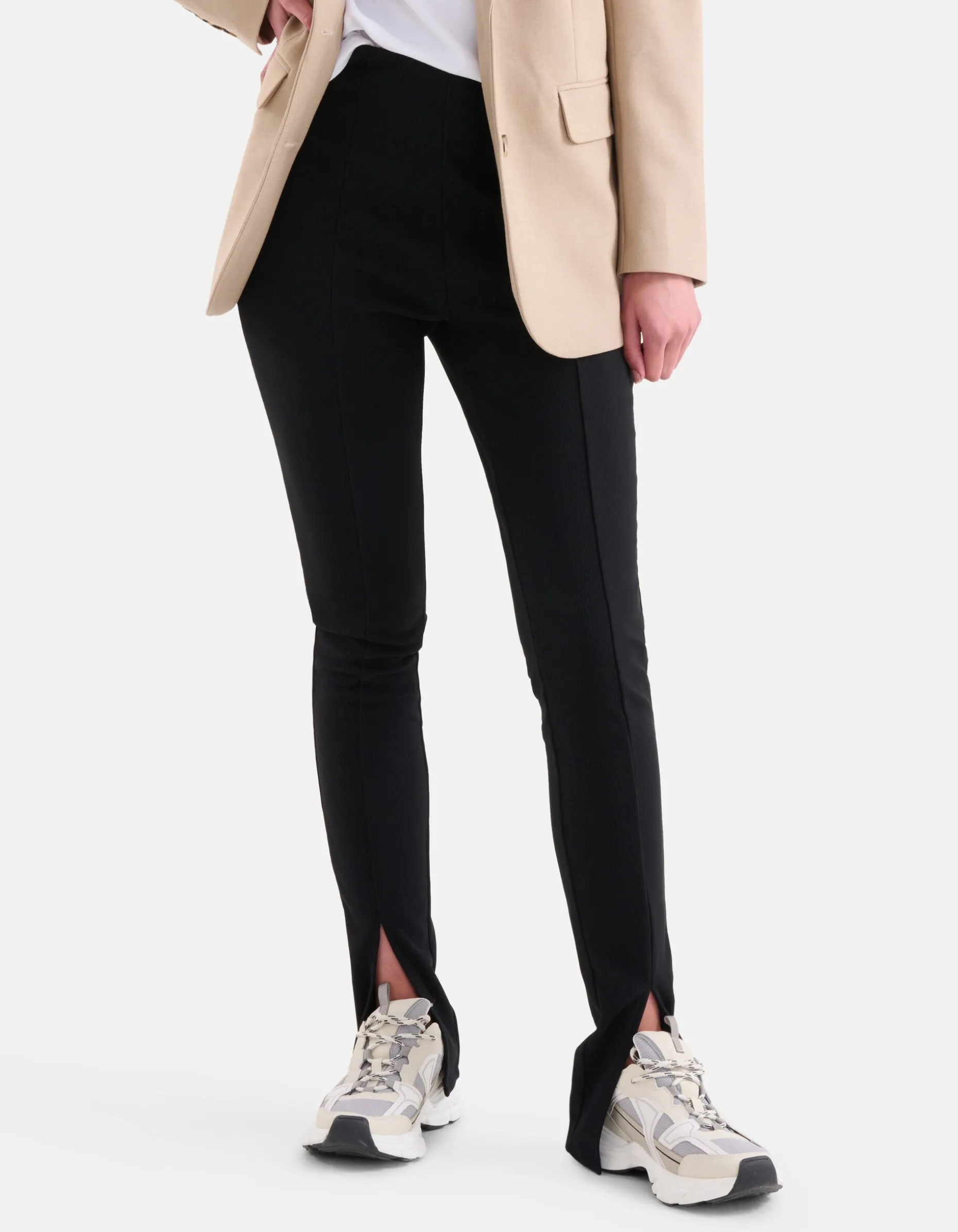 Split Legging Zwart