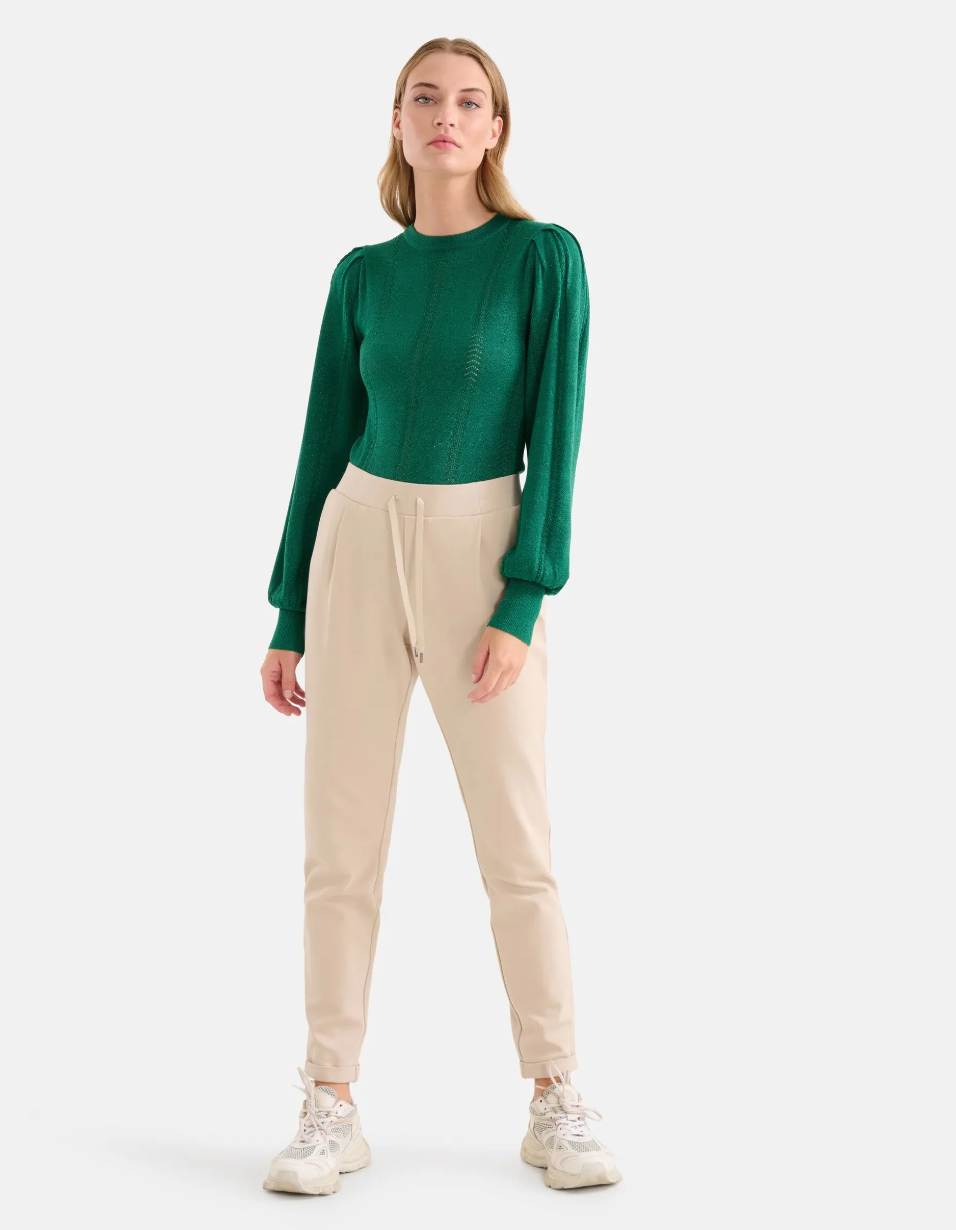 Sport Broek Beige