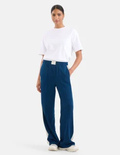 Sporty Tape Broek Donkerblauw