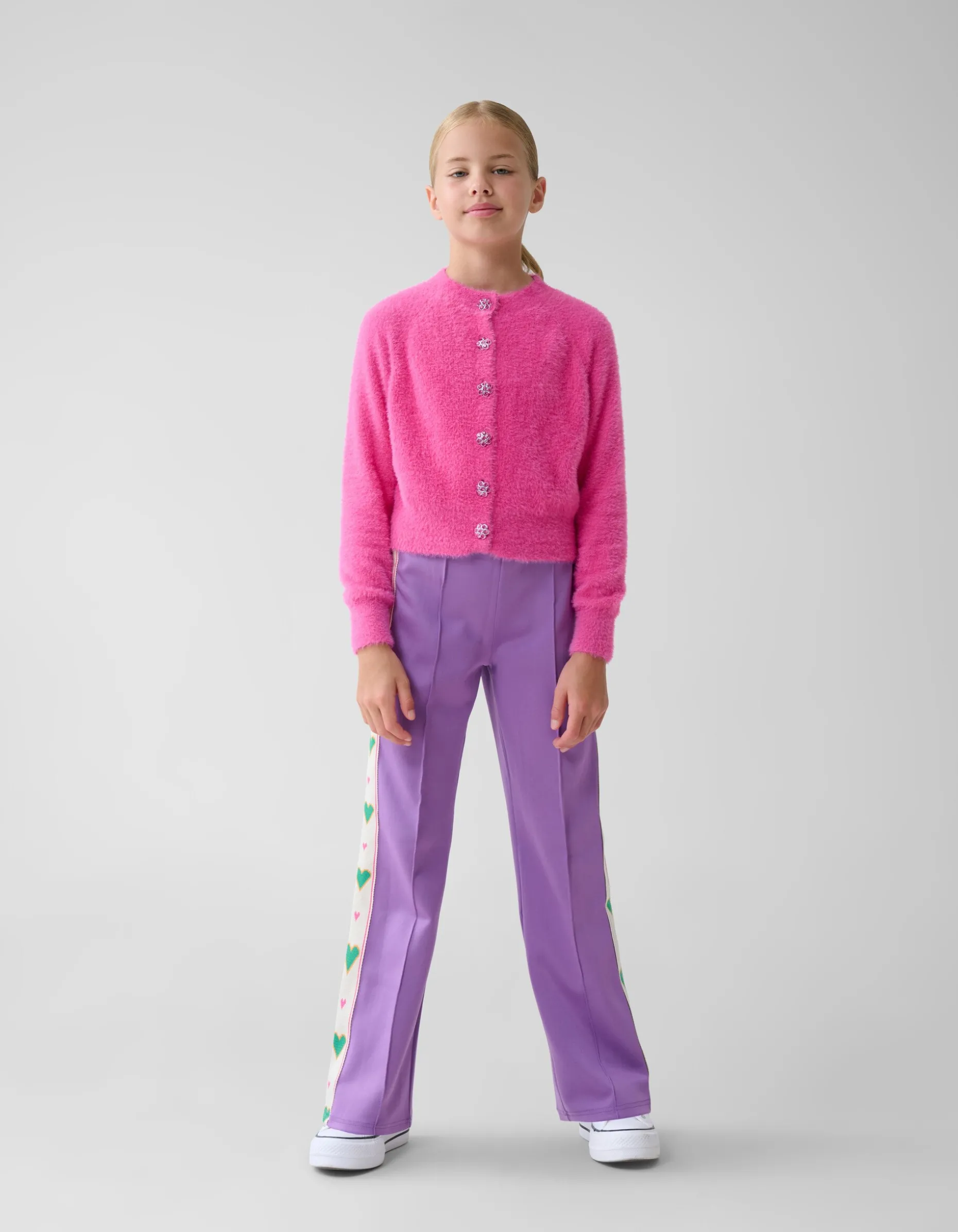 Sporty Tape Broek Paars By Lizzy