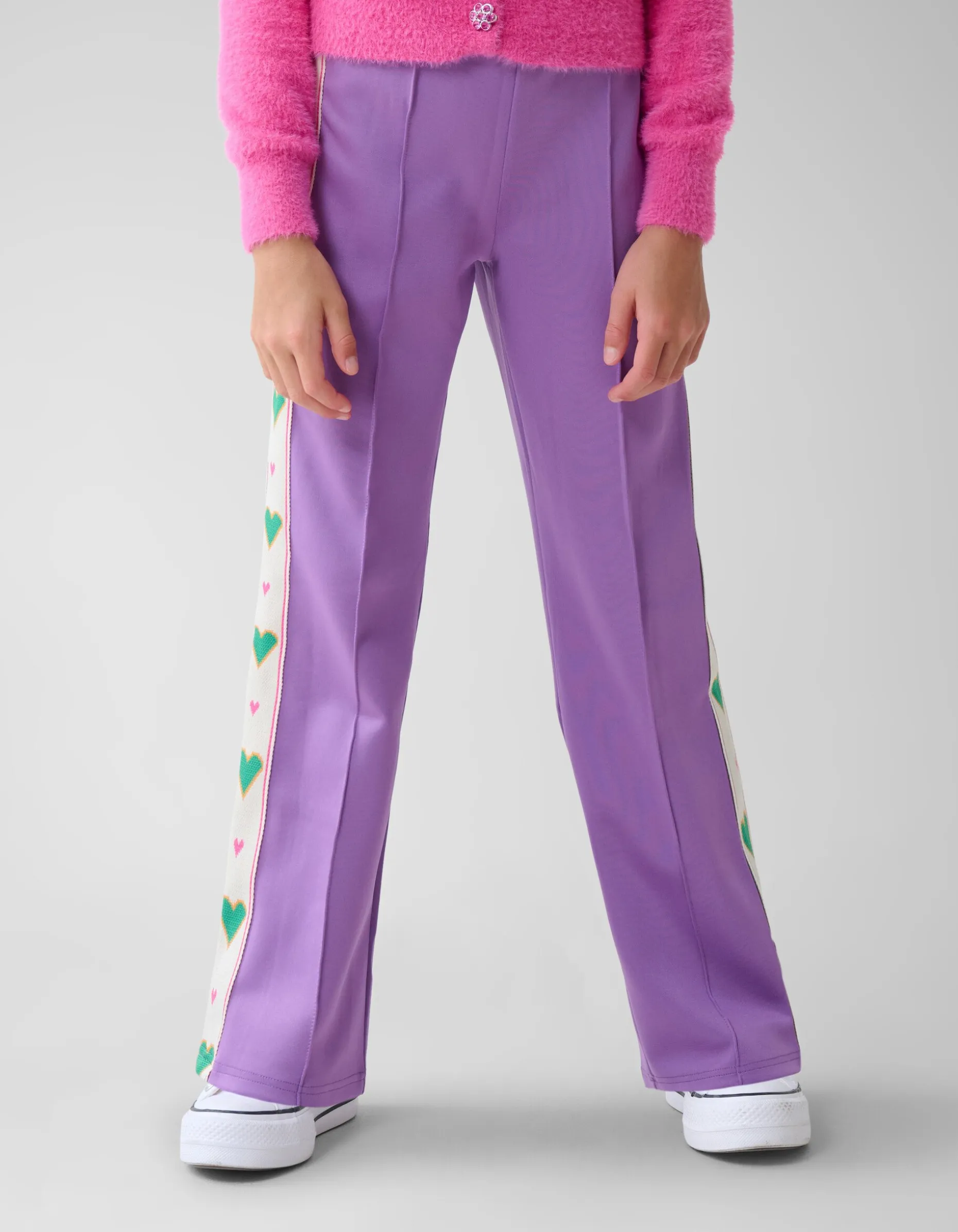 Sporty Tape Broek Paars By Lizzy