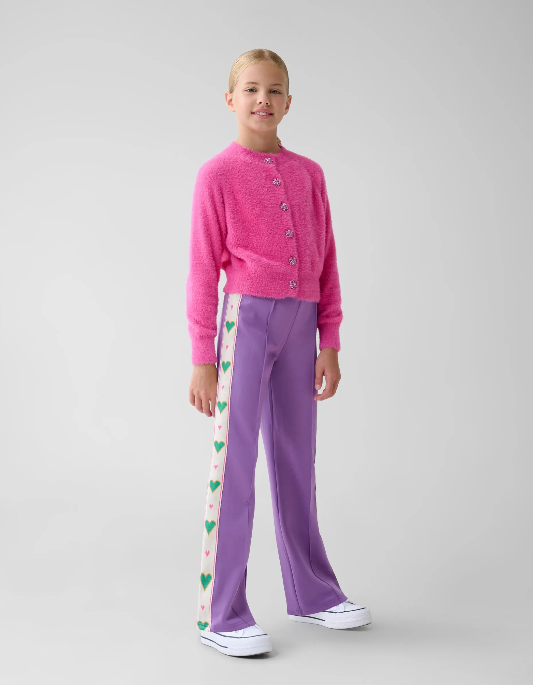 Sporty Tape Broek Paars By Lizzy