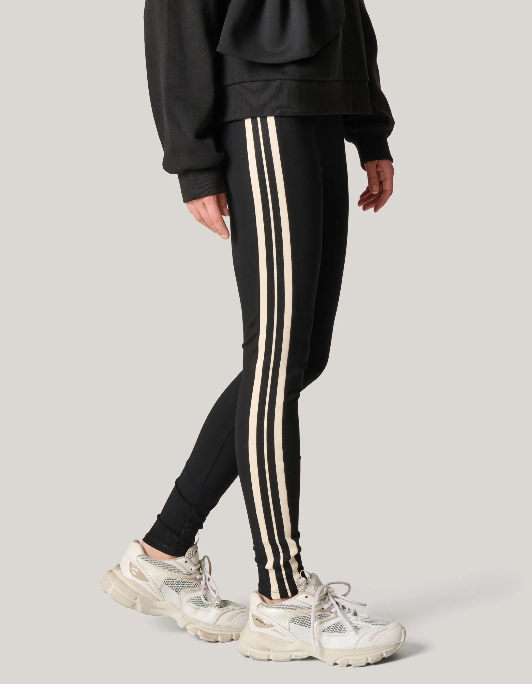 Sporty Tape Legging Zwart