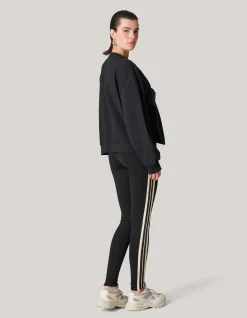 Sporty Tape Legging Zwart