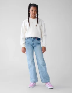 Straight Fit Jeans Bleached