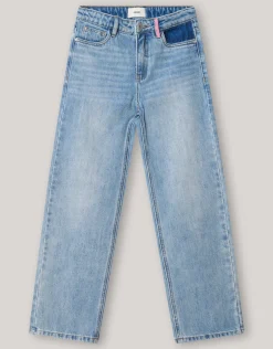 Straight Fit Jeans Bleached