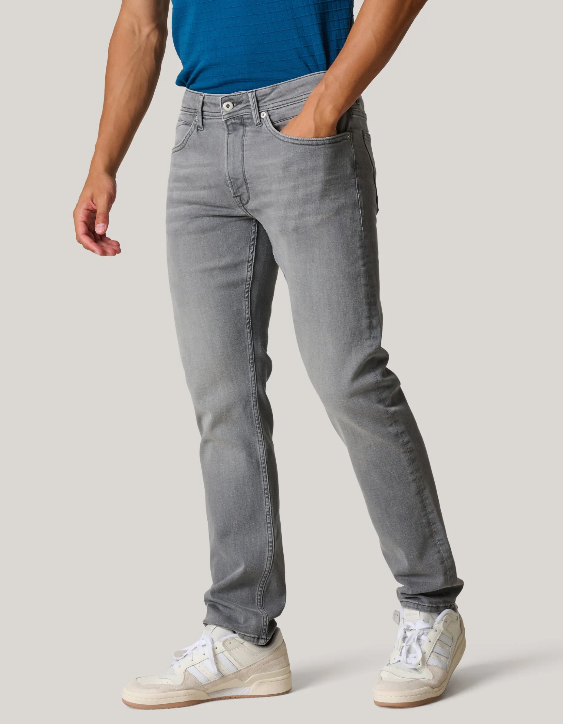 Straight Fit Jeans Grijs L34