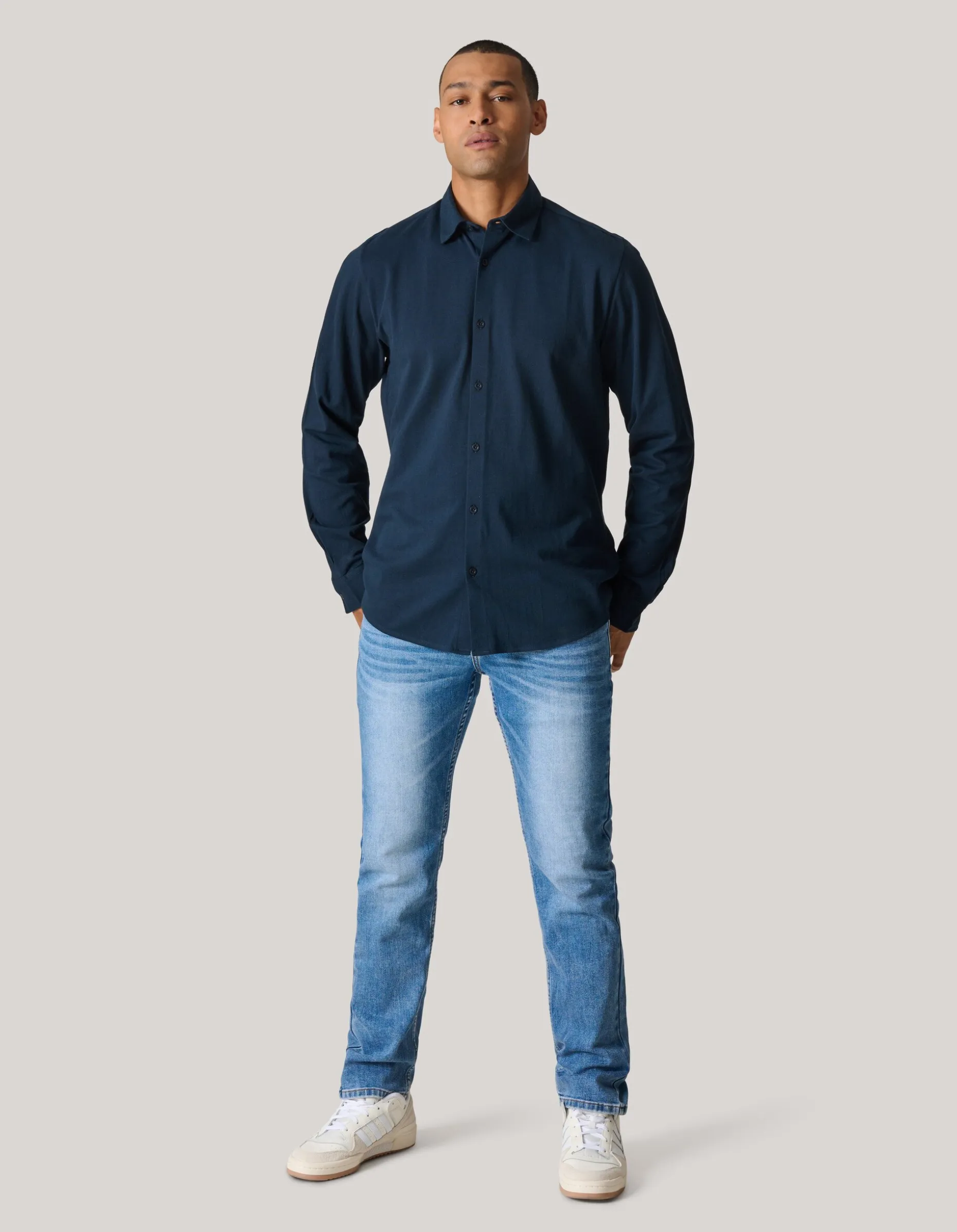Straight Fit Jeans Mediumstone L34
