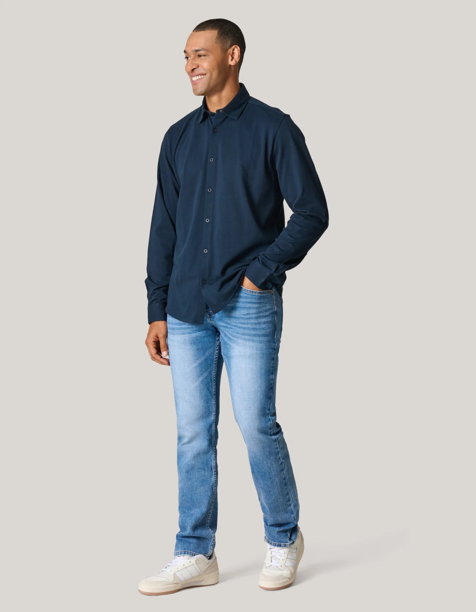 Straight Fit Jeans Mediumstone L32