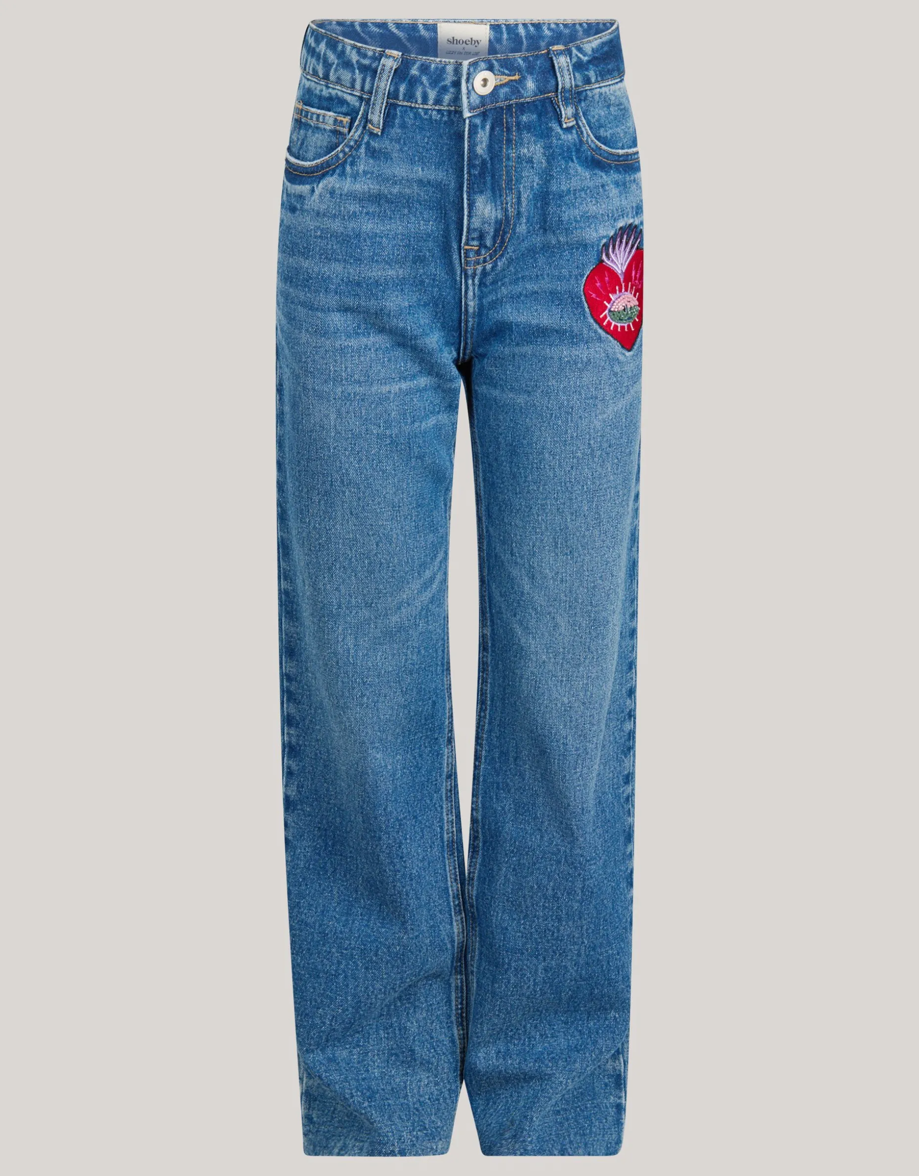 Straight Fit Jeans Mediumstone By Lizzy