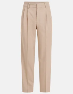 Straight Fit Pantalon Beige