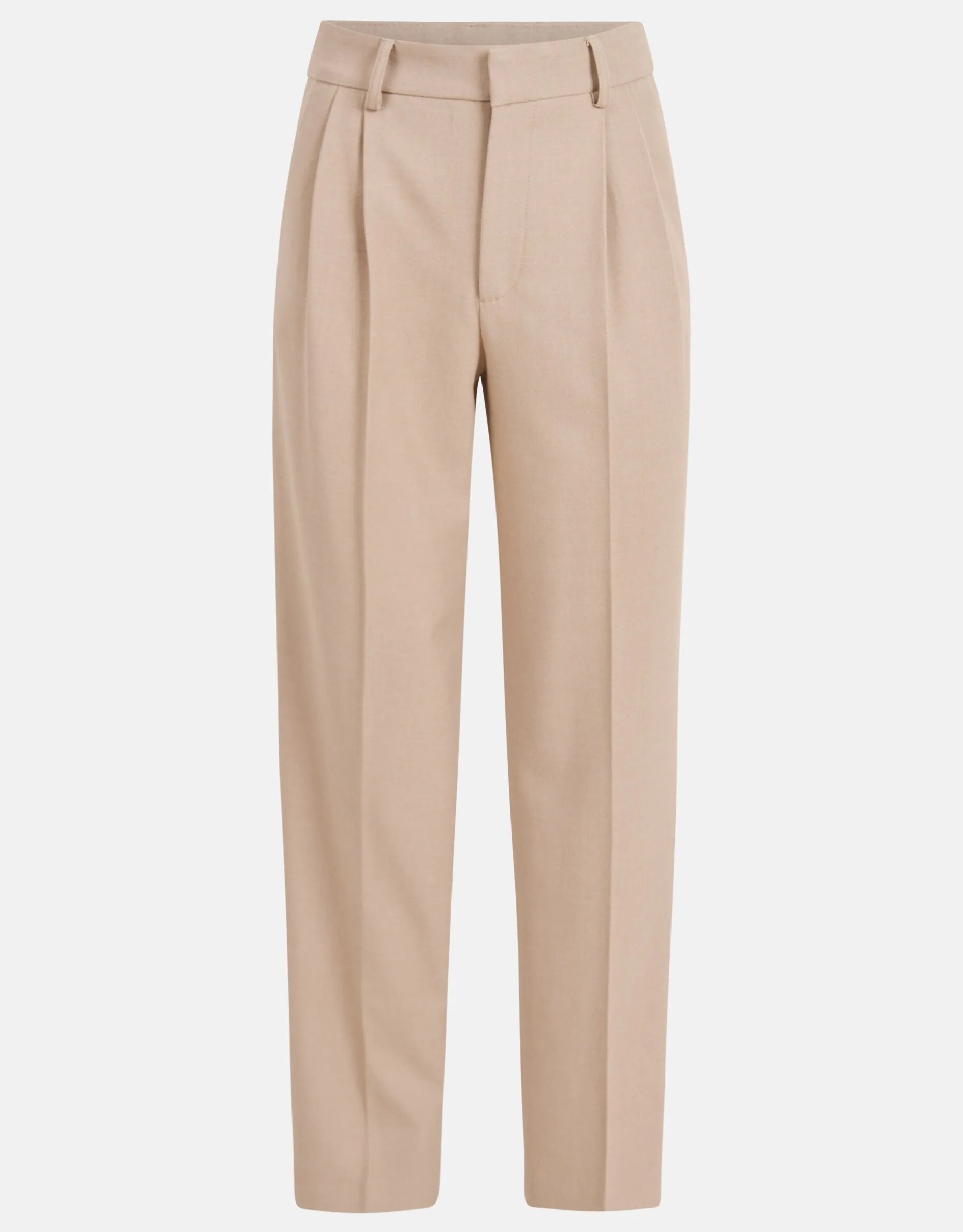 Straight Fit Pantalon Beige