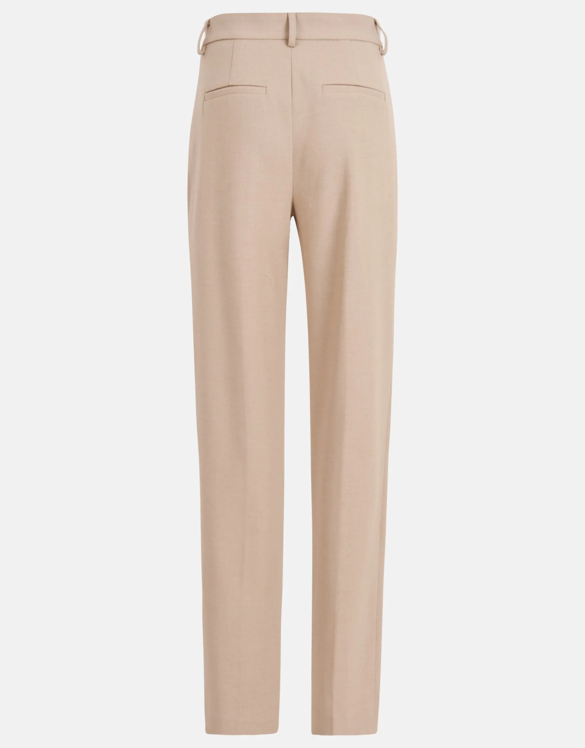 Straight Fit Pantalon Beige