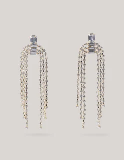 Strass Oorbellen Goud