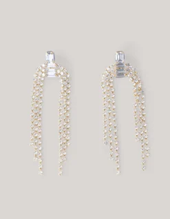 Strass Oorbellen Goud