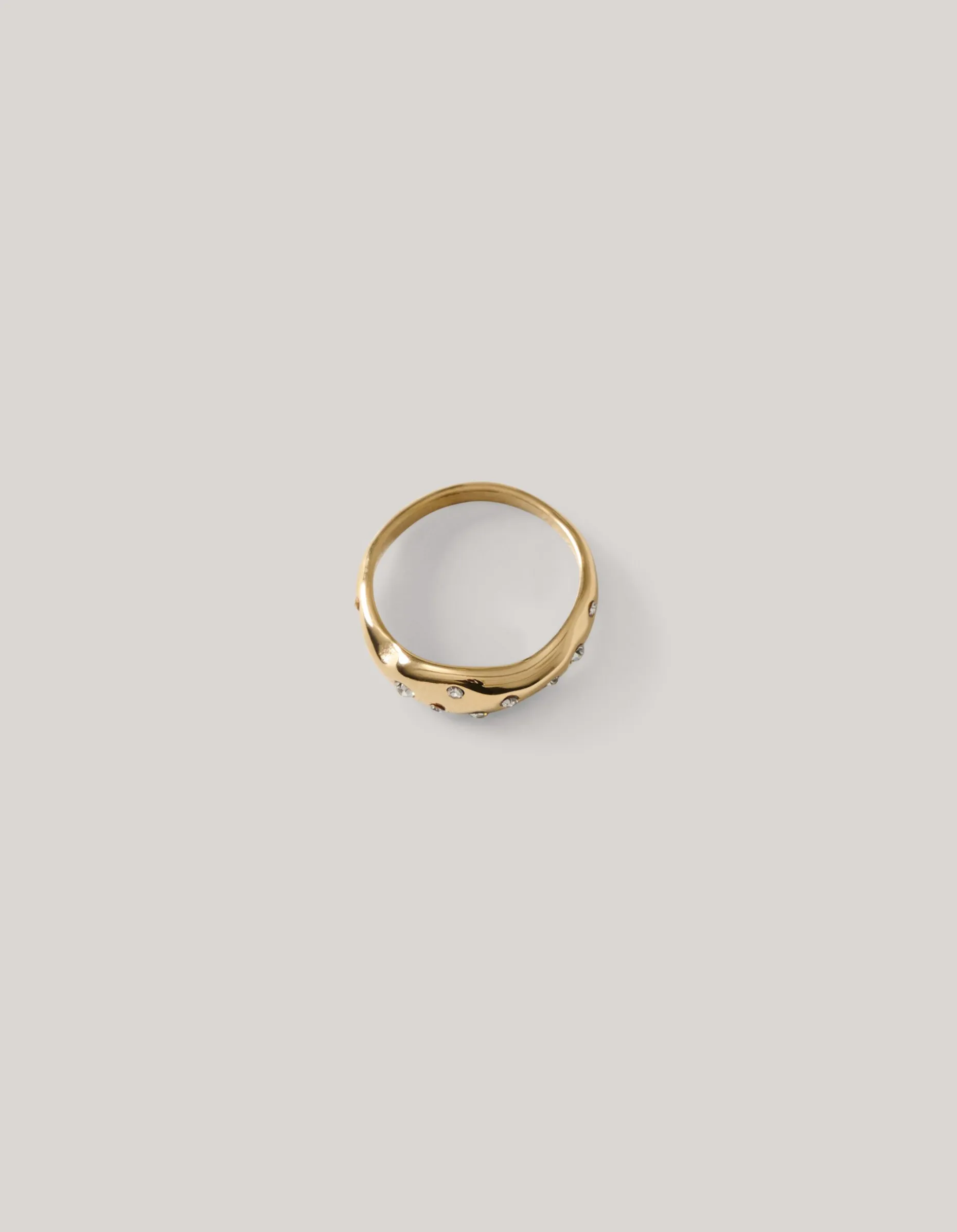 Strass Ring Goud