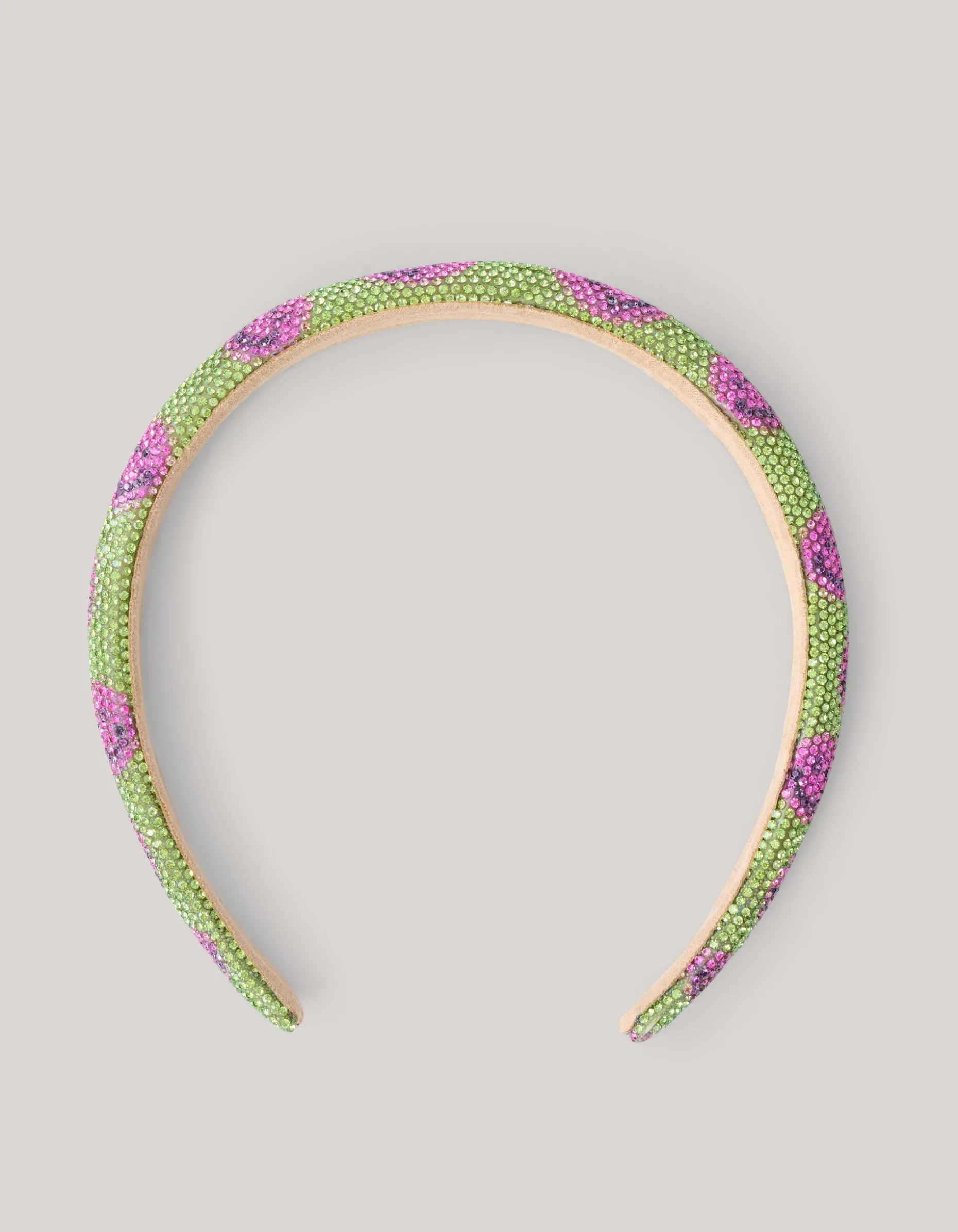 Strass Smile Haarband Groen