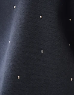 Strass Sweater Donkergrijs