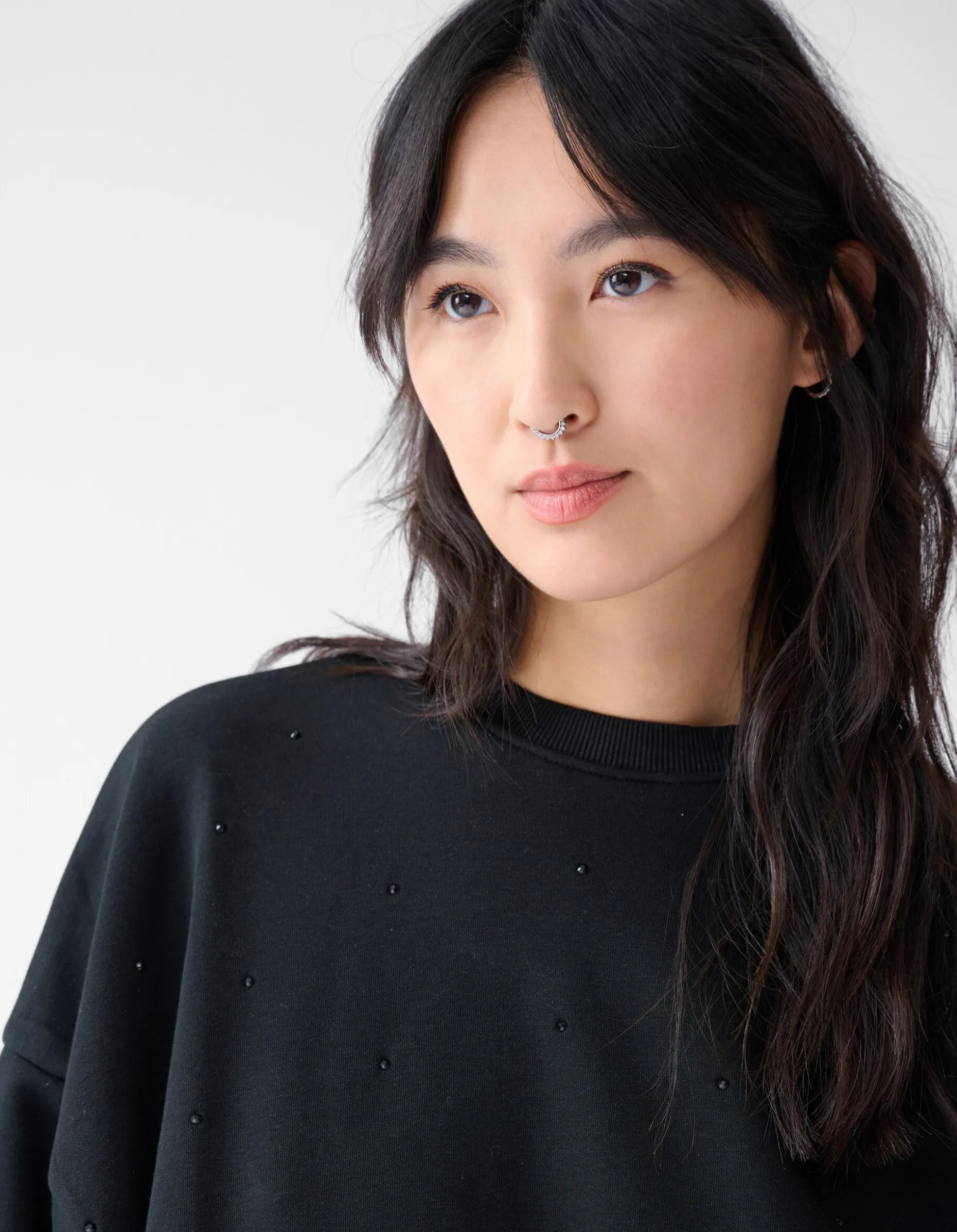 Strass Sweater Zwart