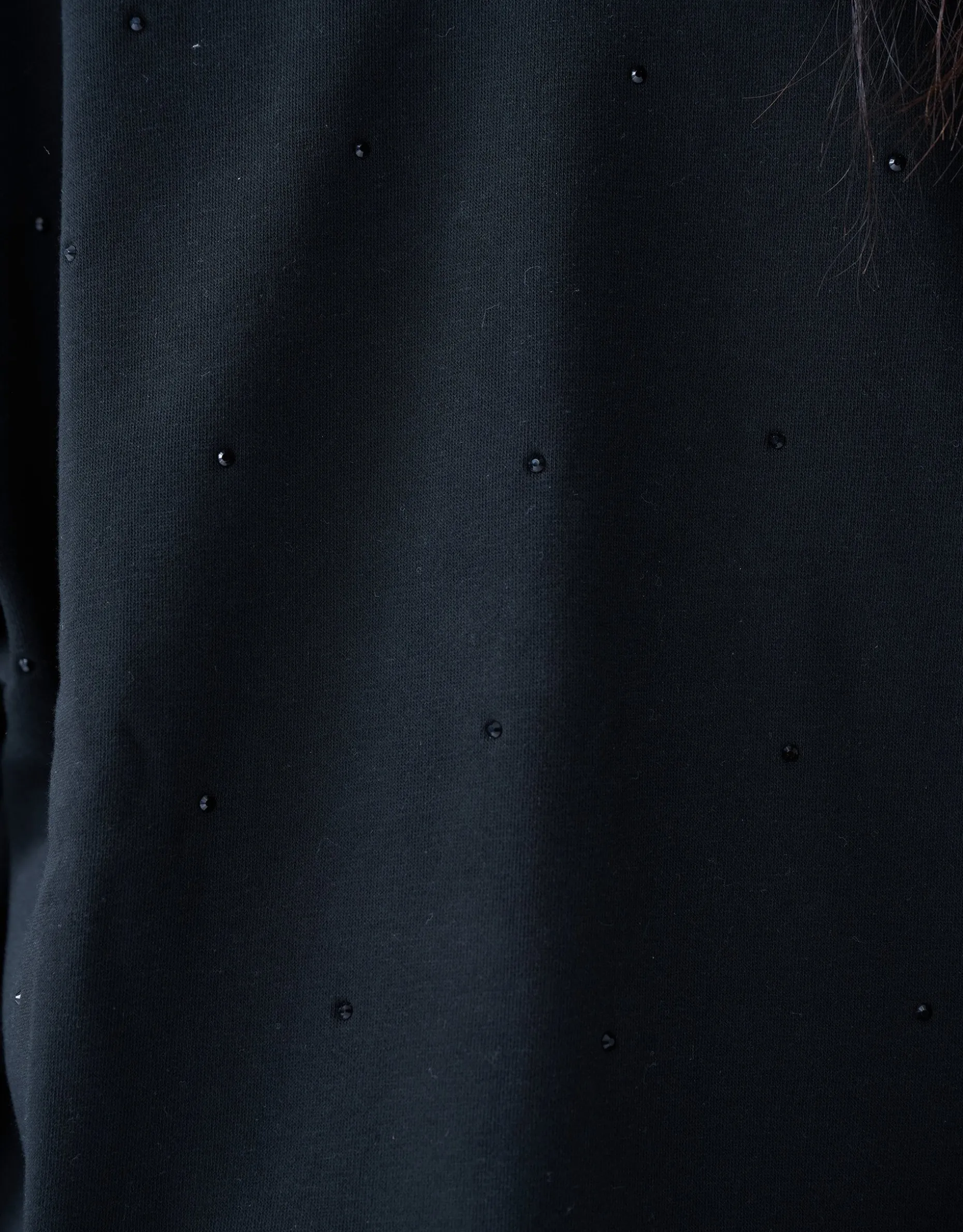 Strass Sweater Zwart