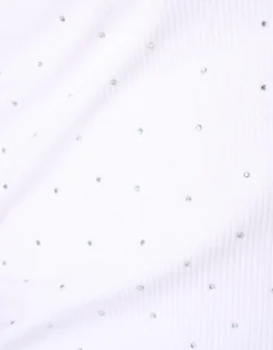 Strass Tanktop Wit