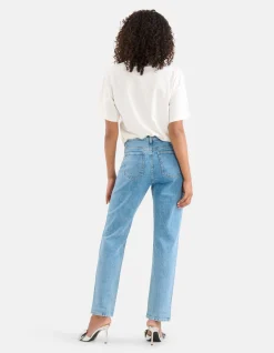 Strass Tapered Fit Jeans Mediumstone By Fred