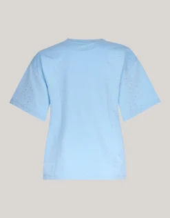 Strass T-shirt Lichtblauw