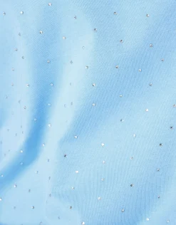 Strass T-shirt Lichtblauw