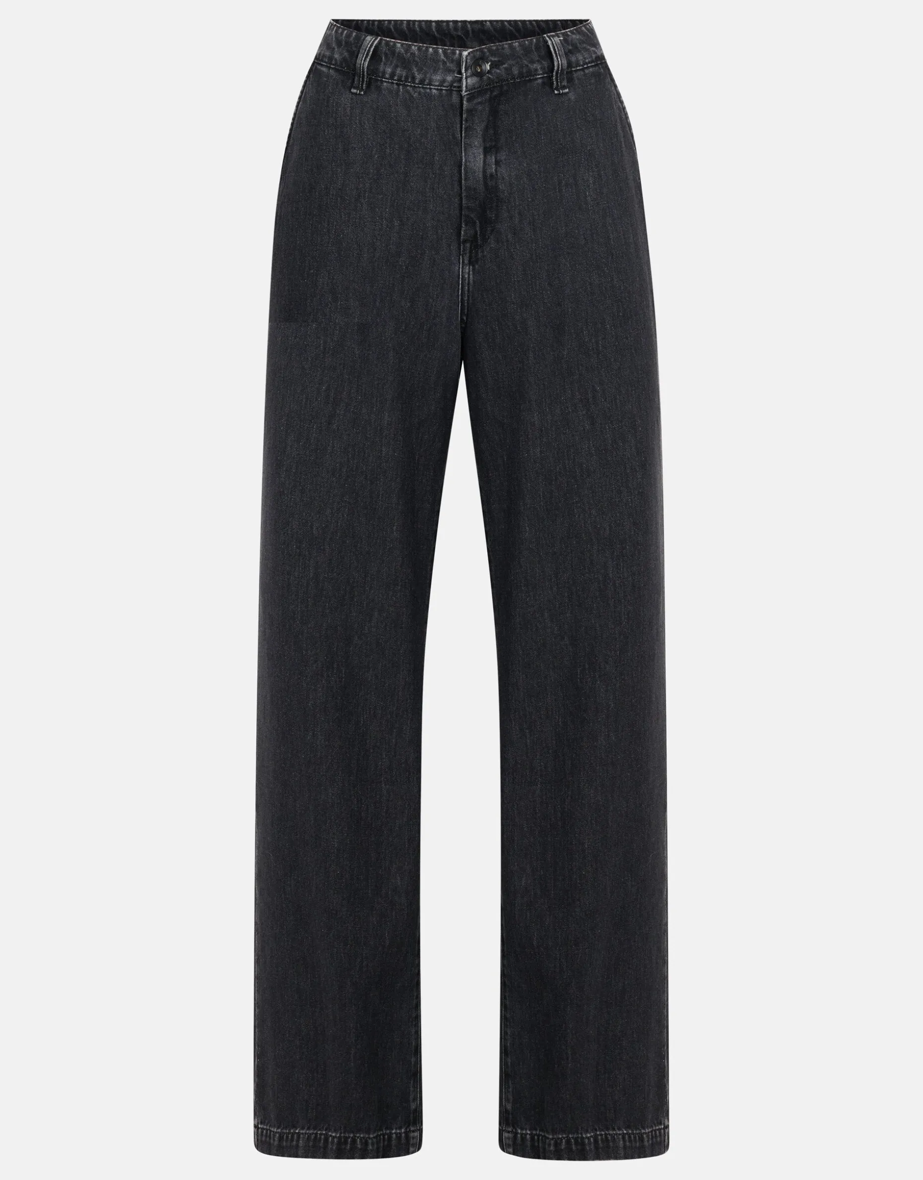 Strass Wide Leg Jeans Donkergrijs L32 By Mieke