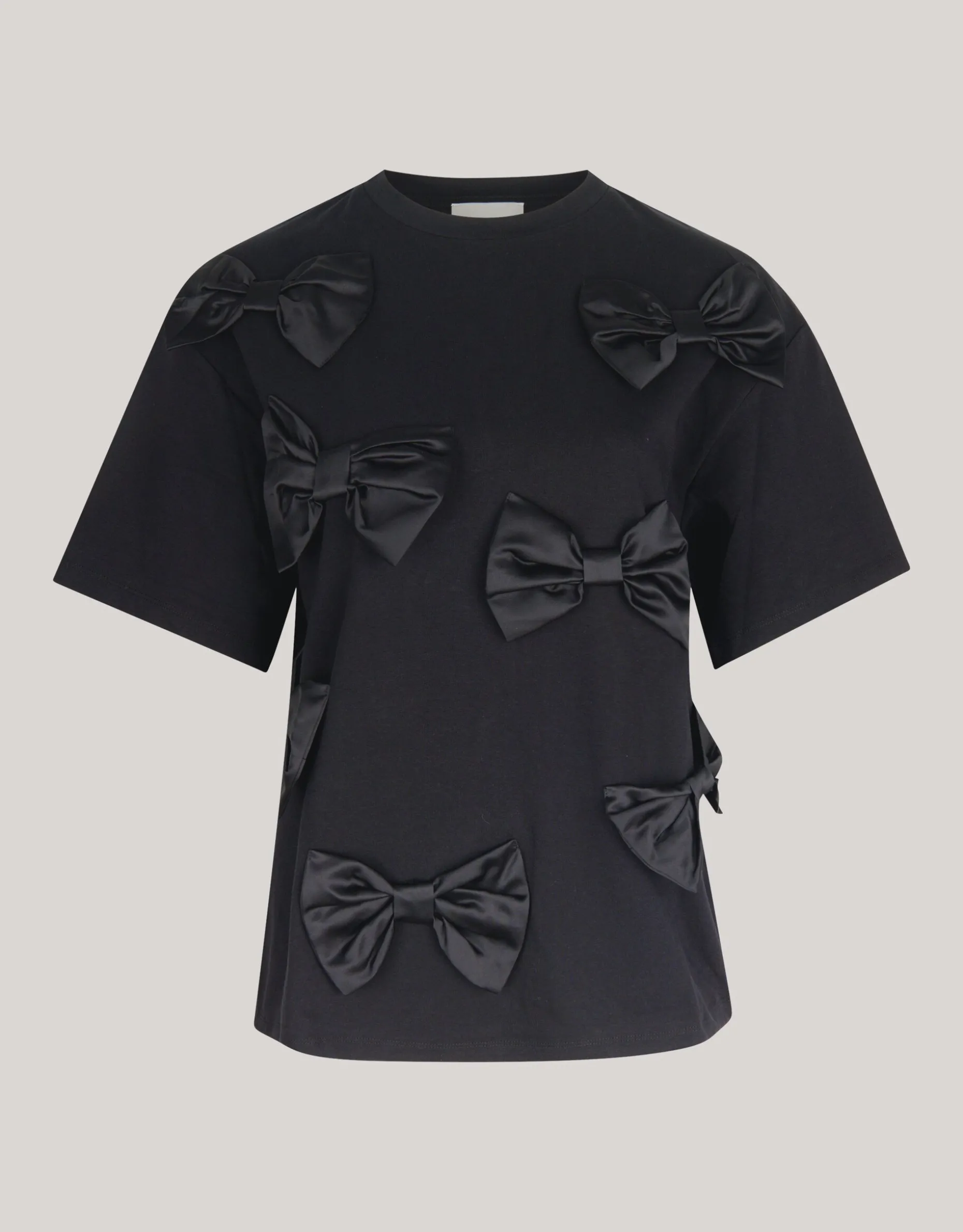 Strik T-shirt Zwart