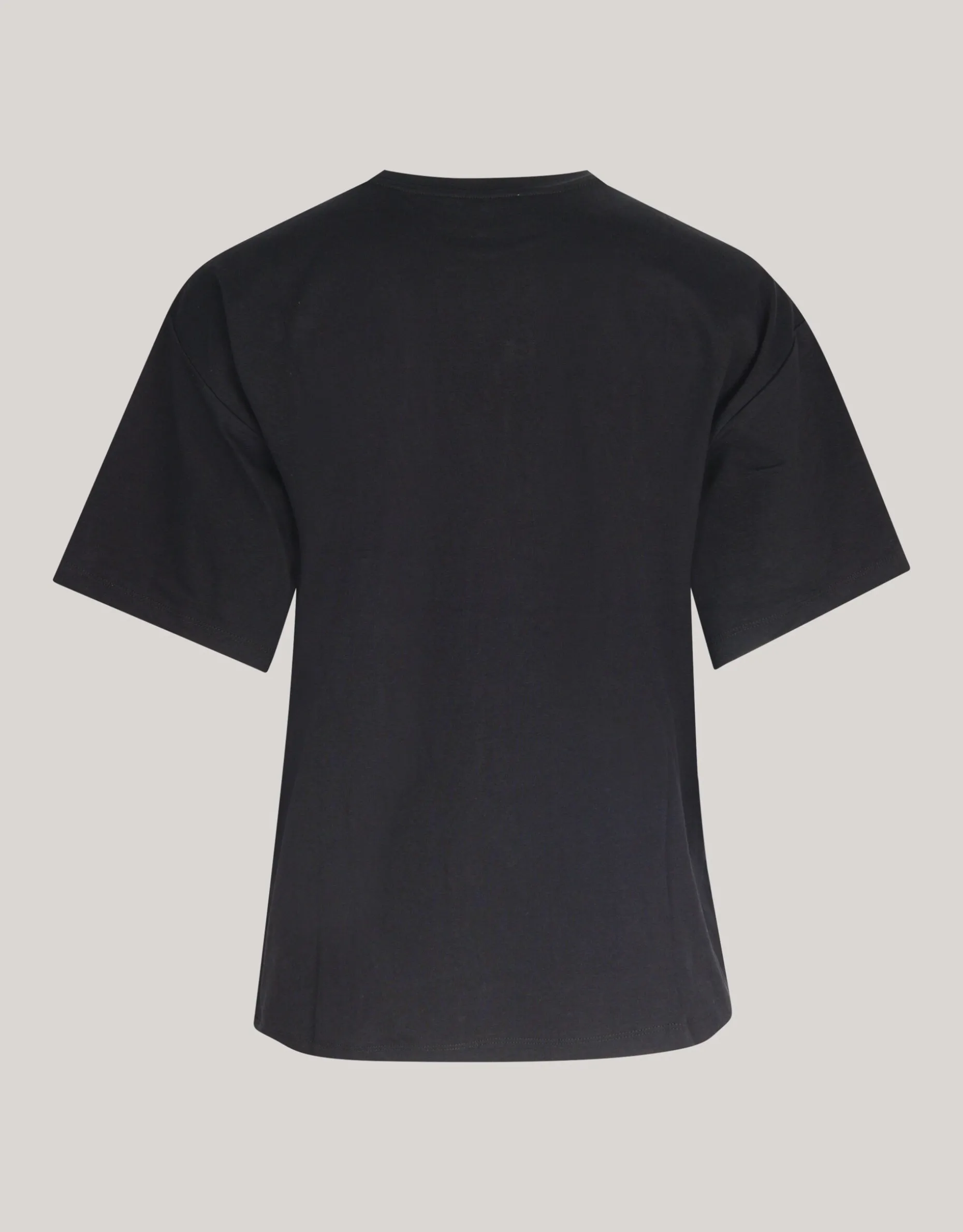 Strik T-shirt Zwart