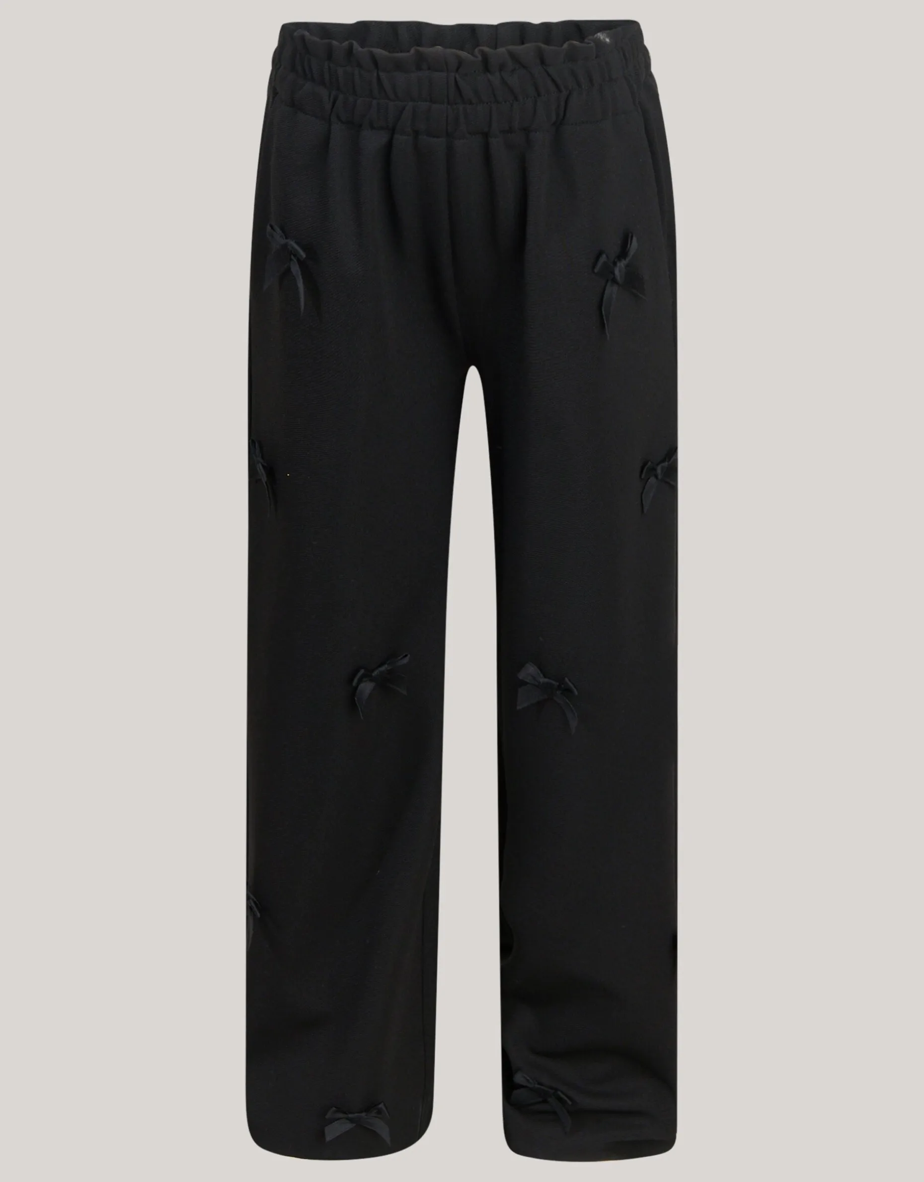 Strik Wide Leg Broek Zwart