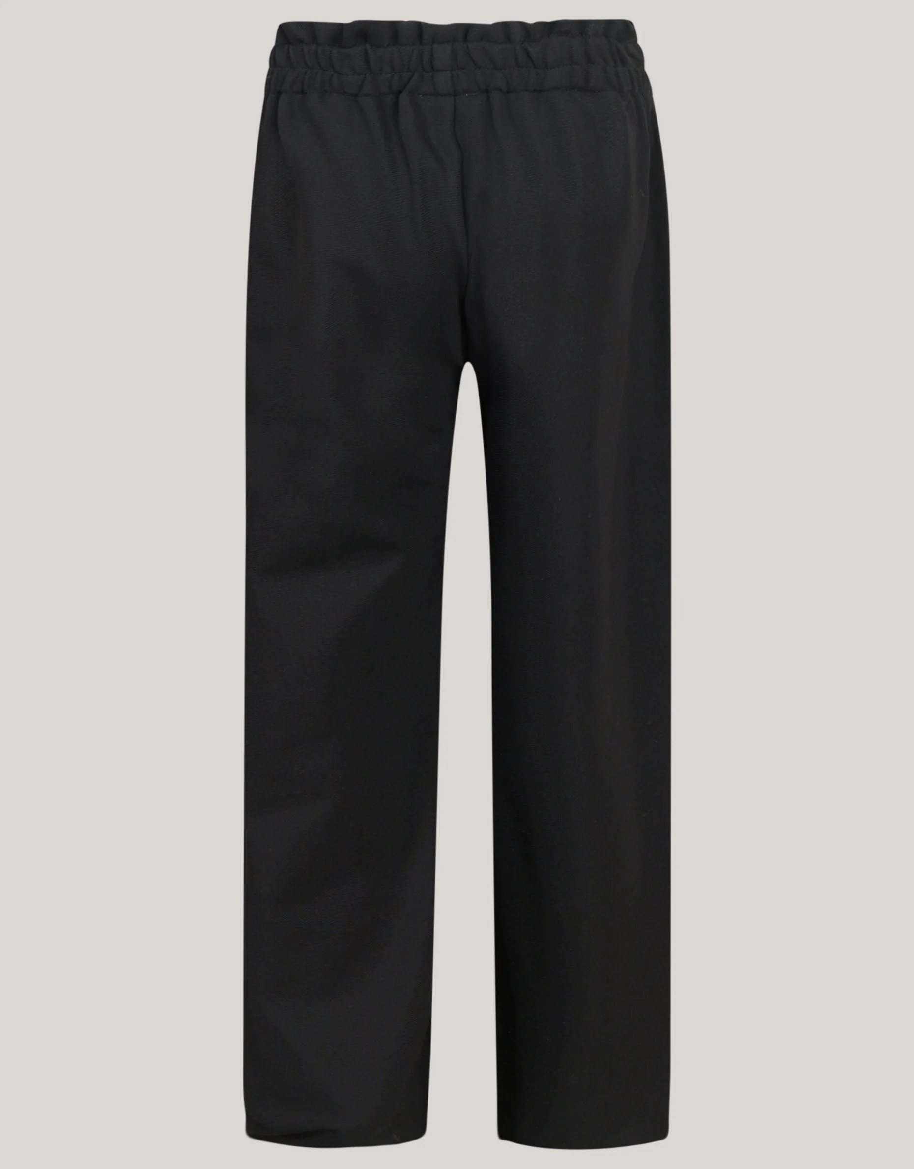 Strik Wide Leg Broek Zwart