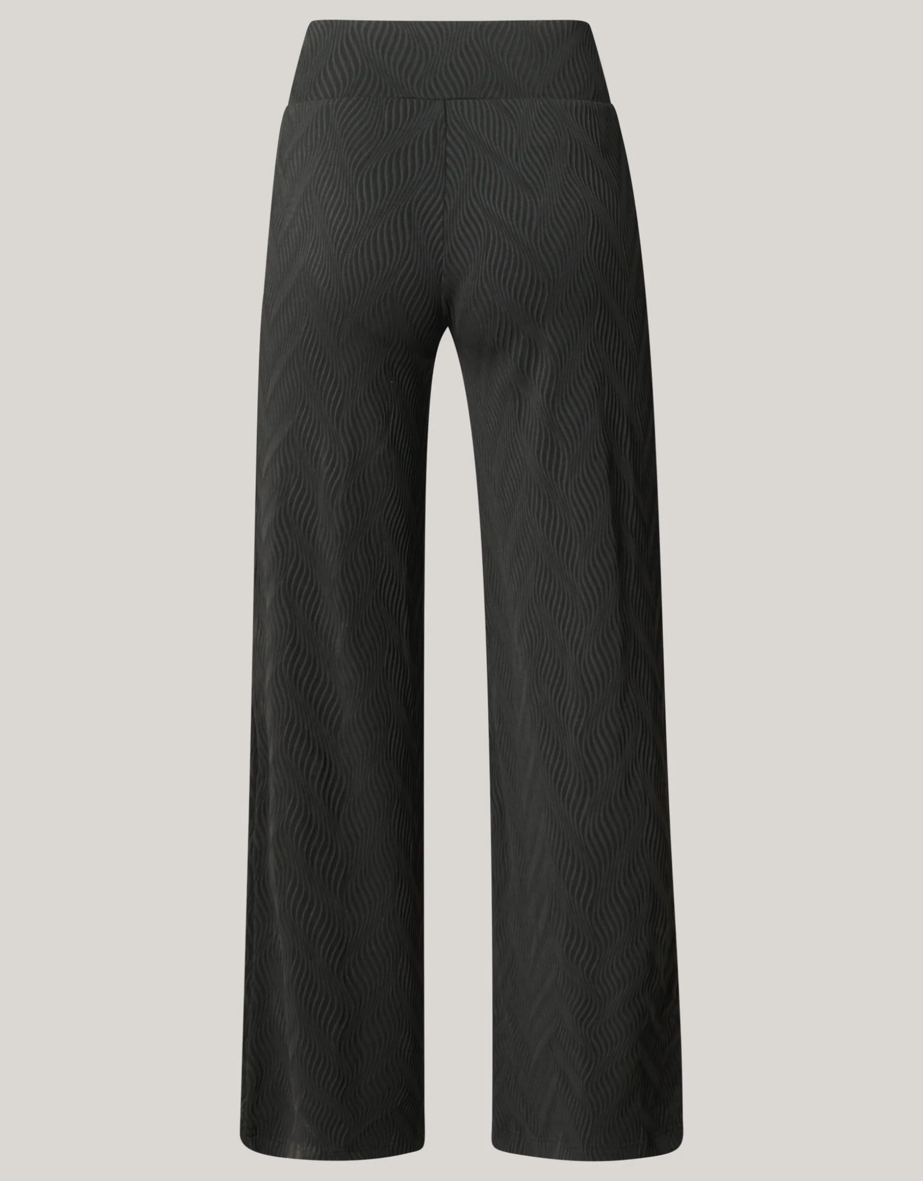 Structure Swirl Broek Zwart