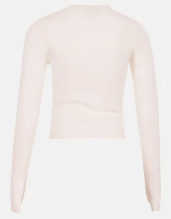 Structuur Longsleeve Gebroken Wit By Monica