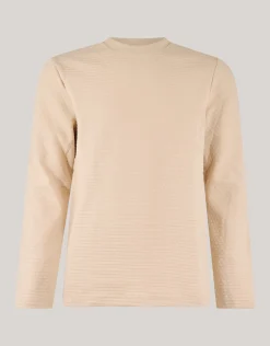 Structuur Longsleeve Zand