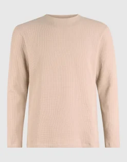 Structuur Longsleeve Zand