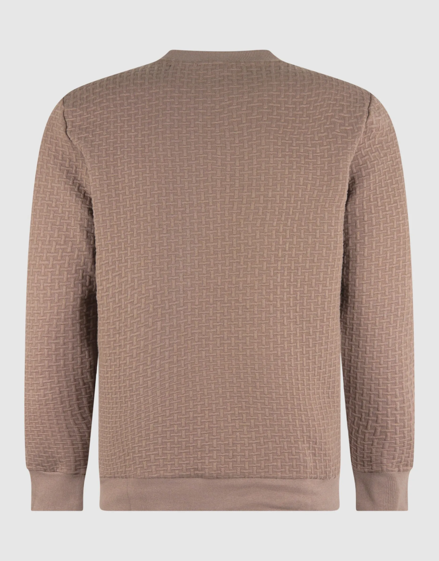 Structuur Sweater Lichtbruin