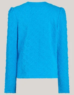 Structuur Top Blauw