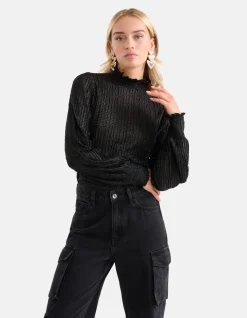 Structuur Top Zwart