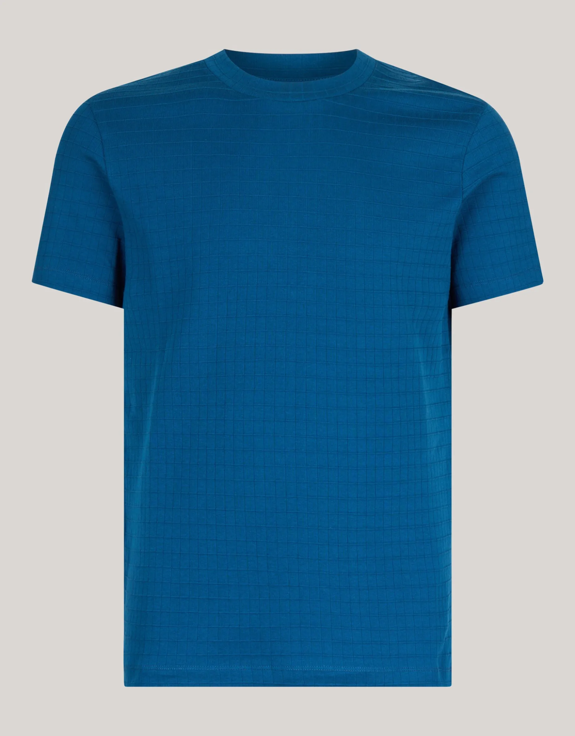 Structuur T-shirt Donkerblauw
