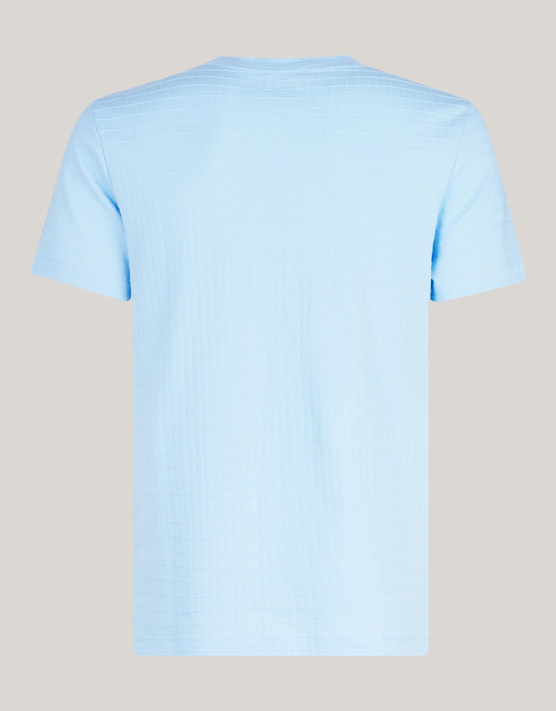 Structuur T-shirt Lichtblauw