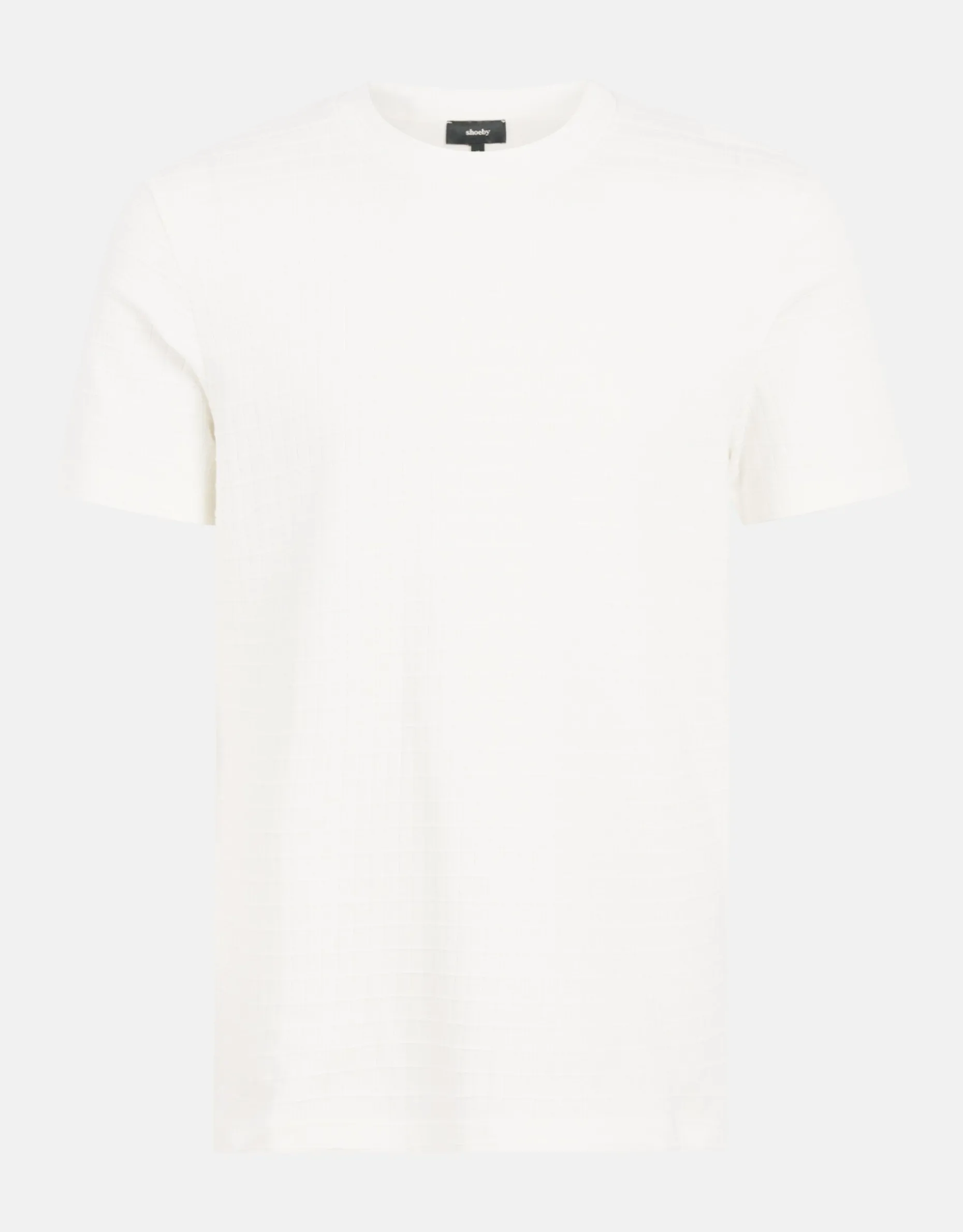 Structuur T-shirt Wit