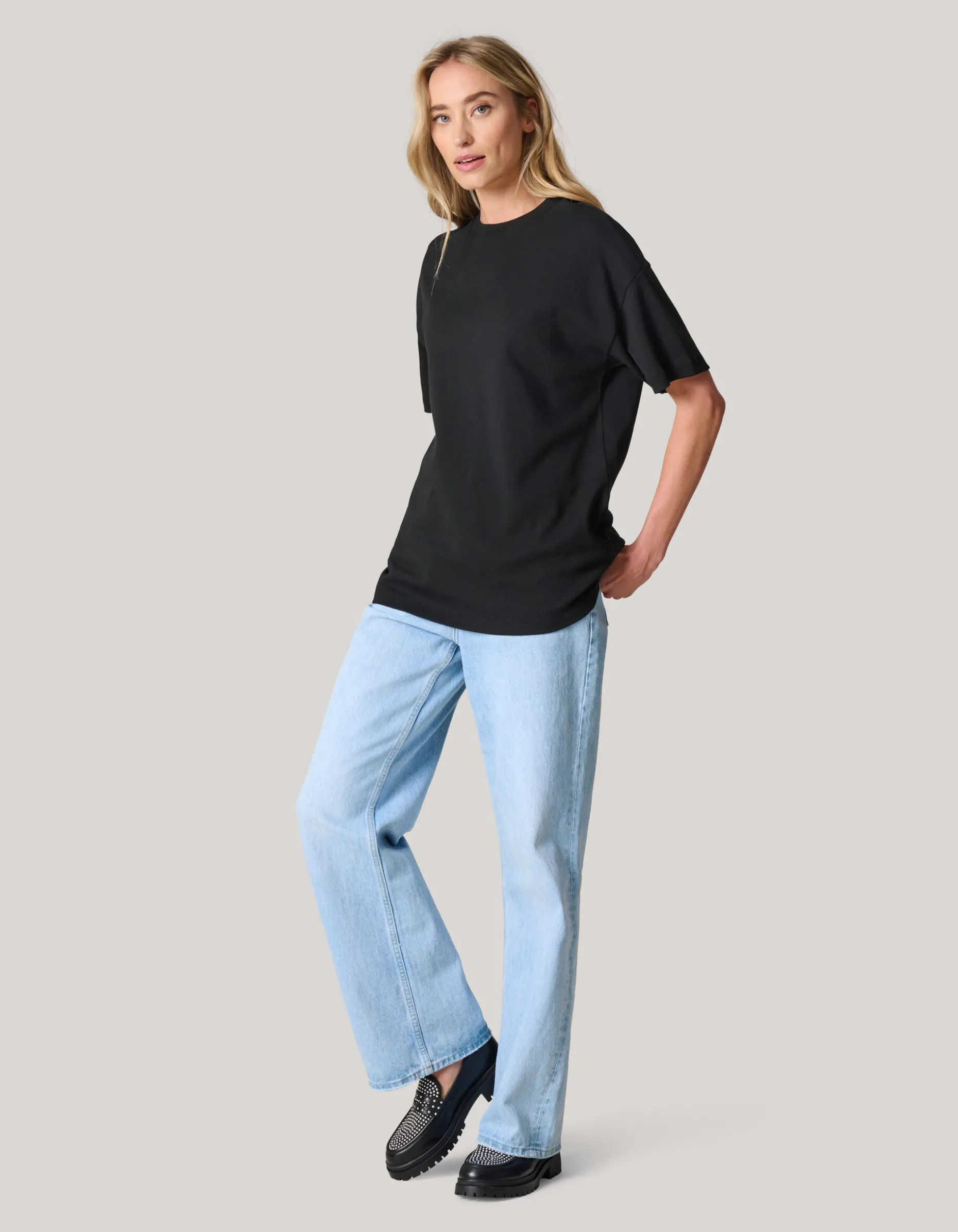 Stud Loafers Zwart