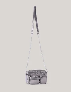 Studded Pocket Tas Zilver