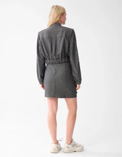 Studs Rok Donkergrijs