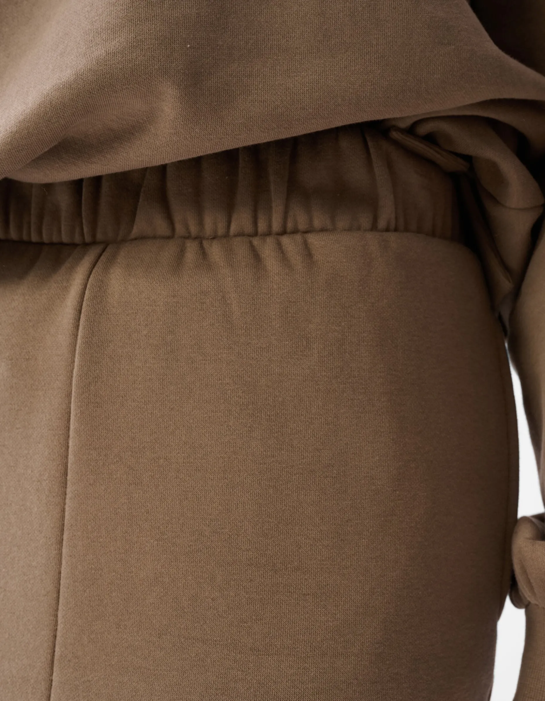 Sweat Maxi Rok Bruin